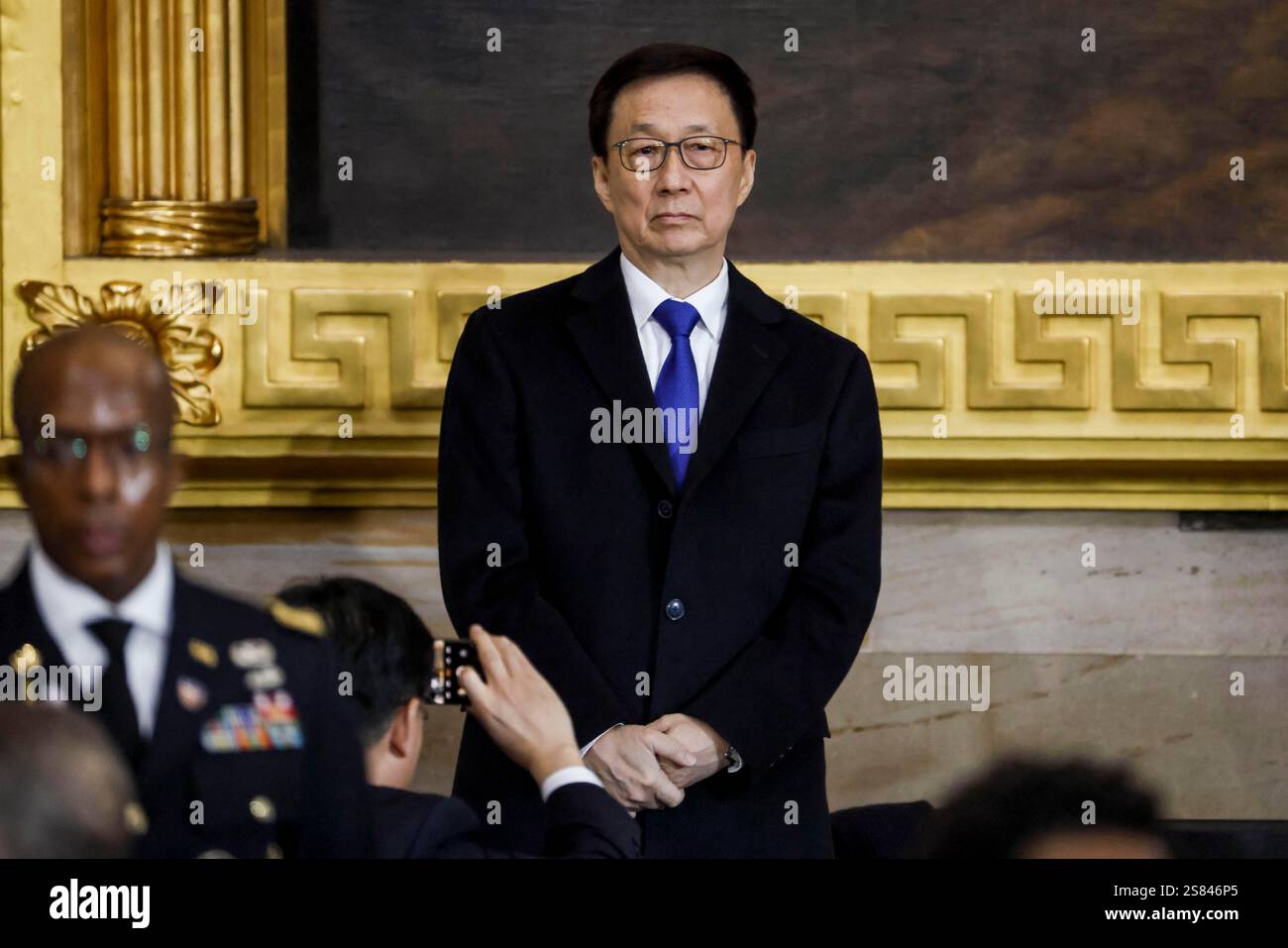 Han Zheng (C), Vice President of the People's Republic of China