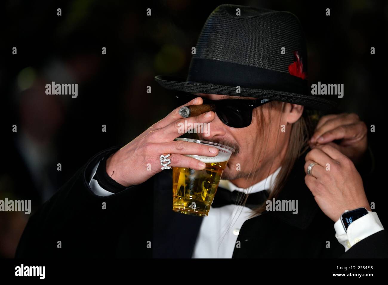 Kid rock attends the Commander in Chief Ball, Monday, Jan. 20, 2025, in