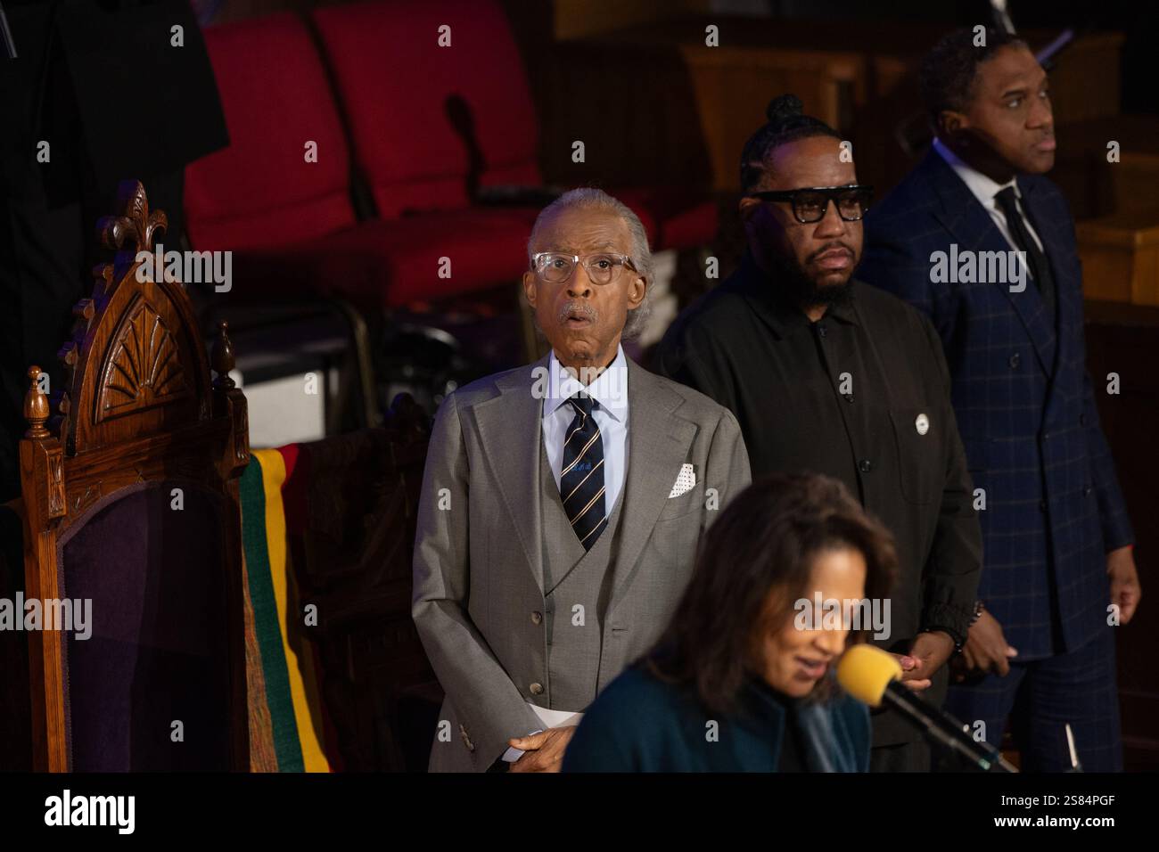 Washington, United States. 20th Jan, 2025. Rev. Al Sharpton from the ...