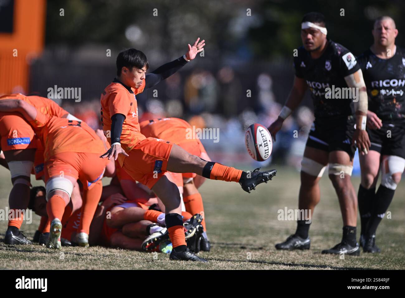 Kubota Spears' Shinobu Fujiwara during the 2023-24 Japan