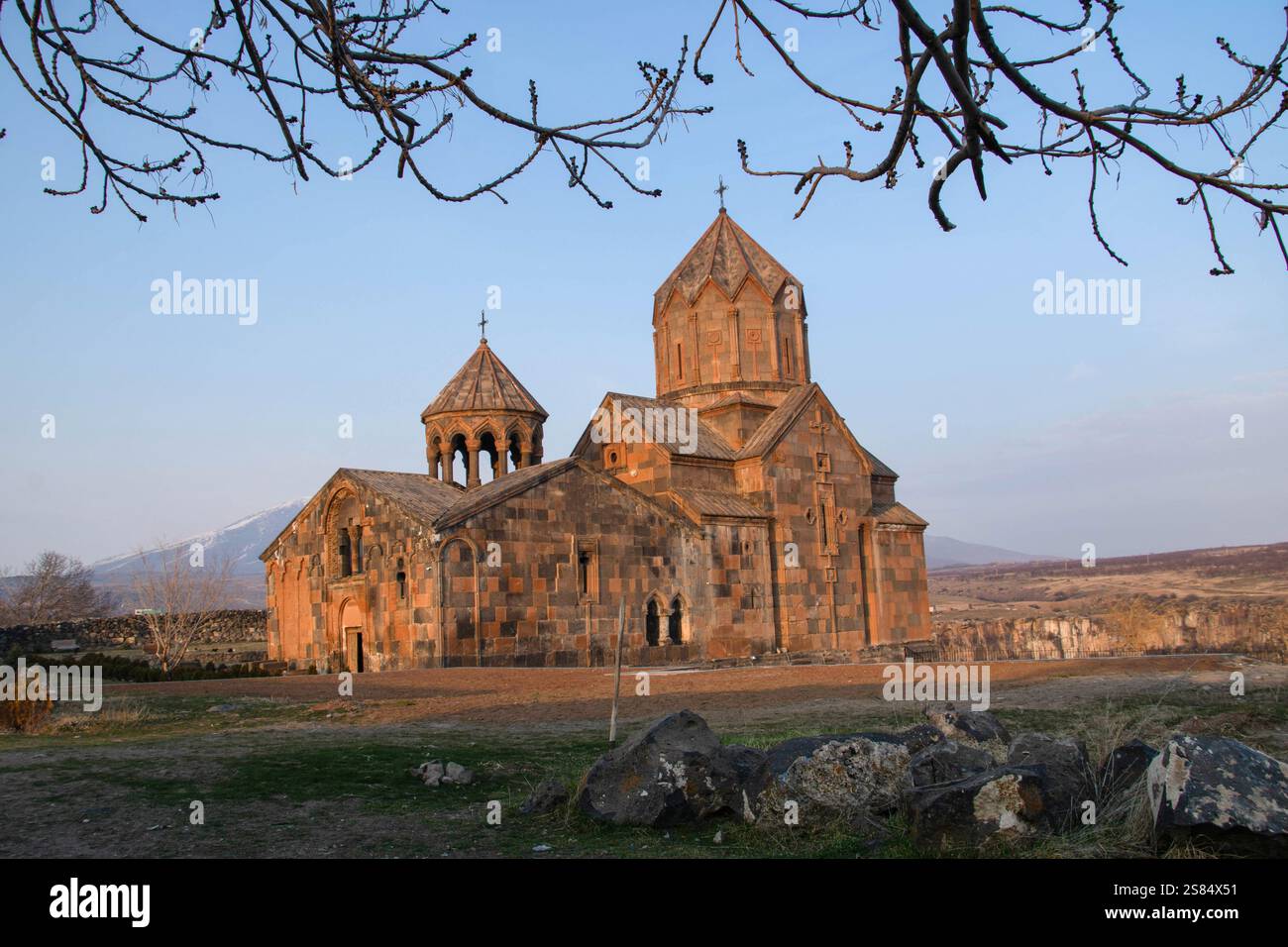 Church in nature. Beautiful architecture of churches. Armenian ...