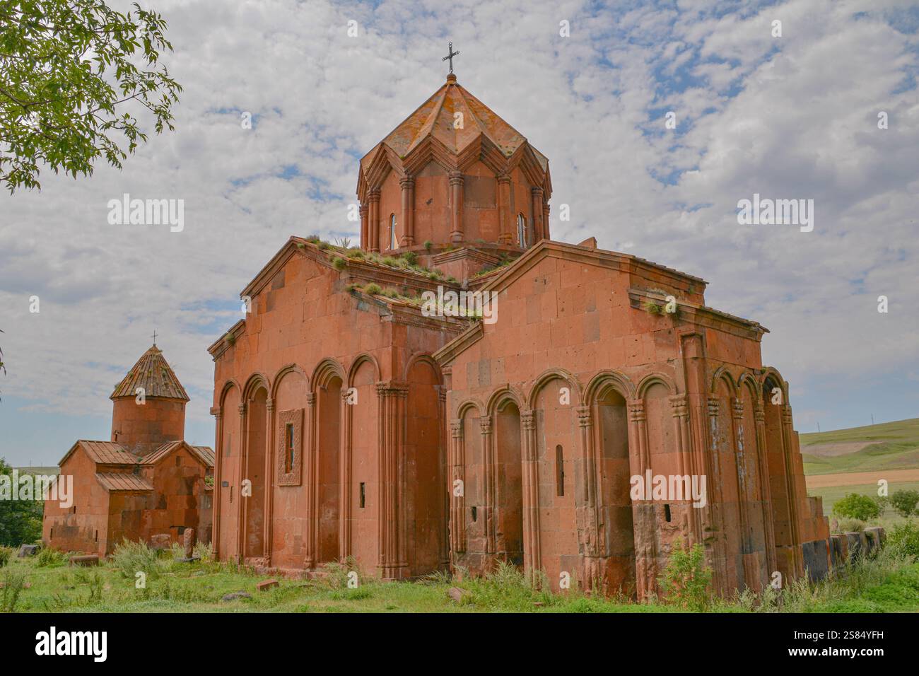 Church in nature. Beautiful architecture of churches. Armenian ...