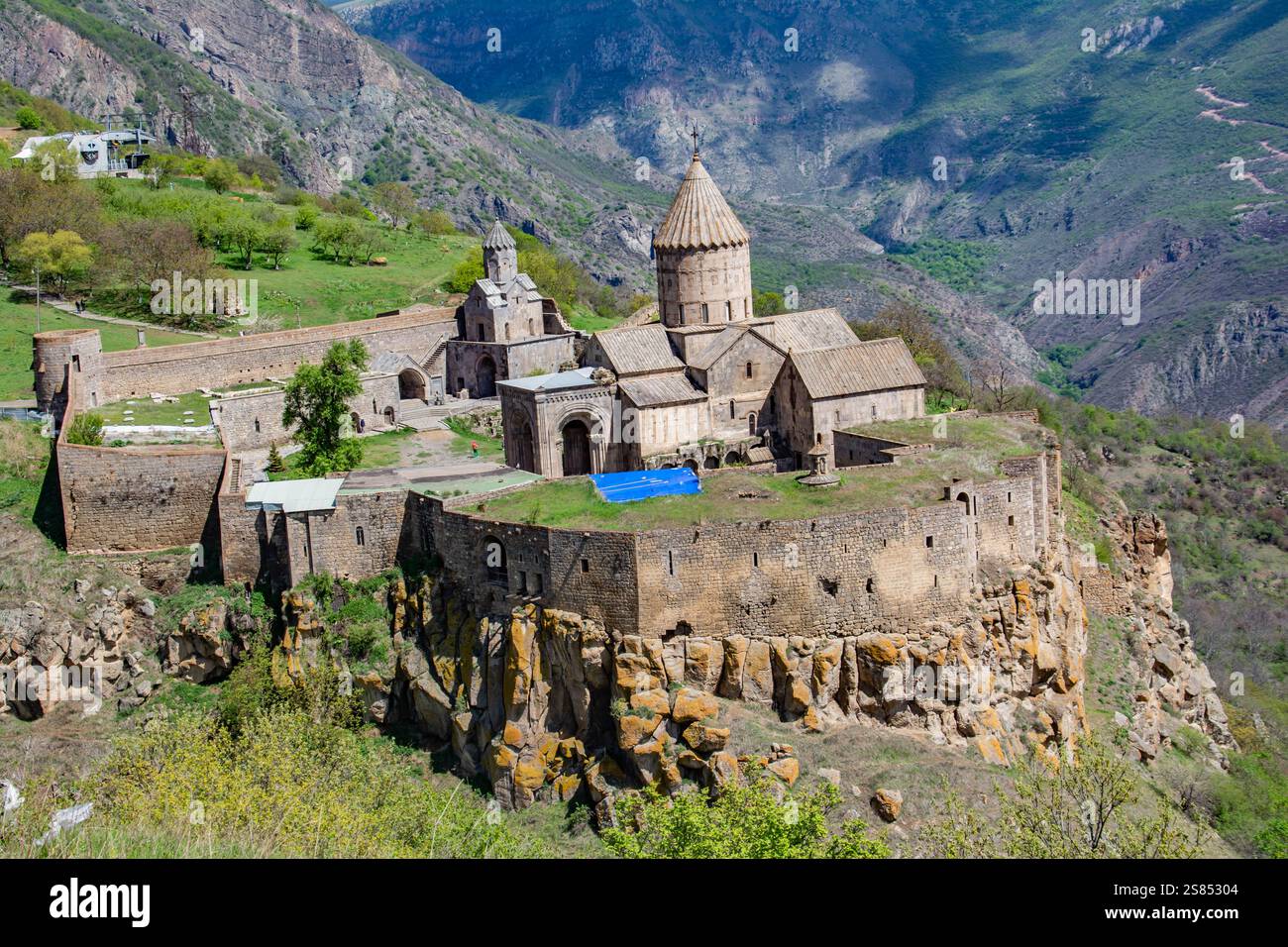 Church in nature. Beautiful architecture of churches. Armenian ...