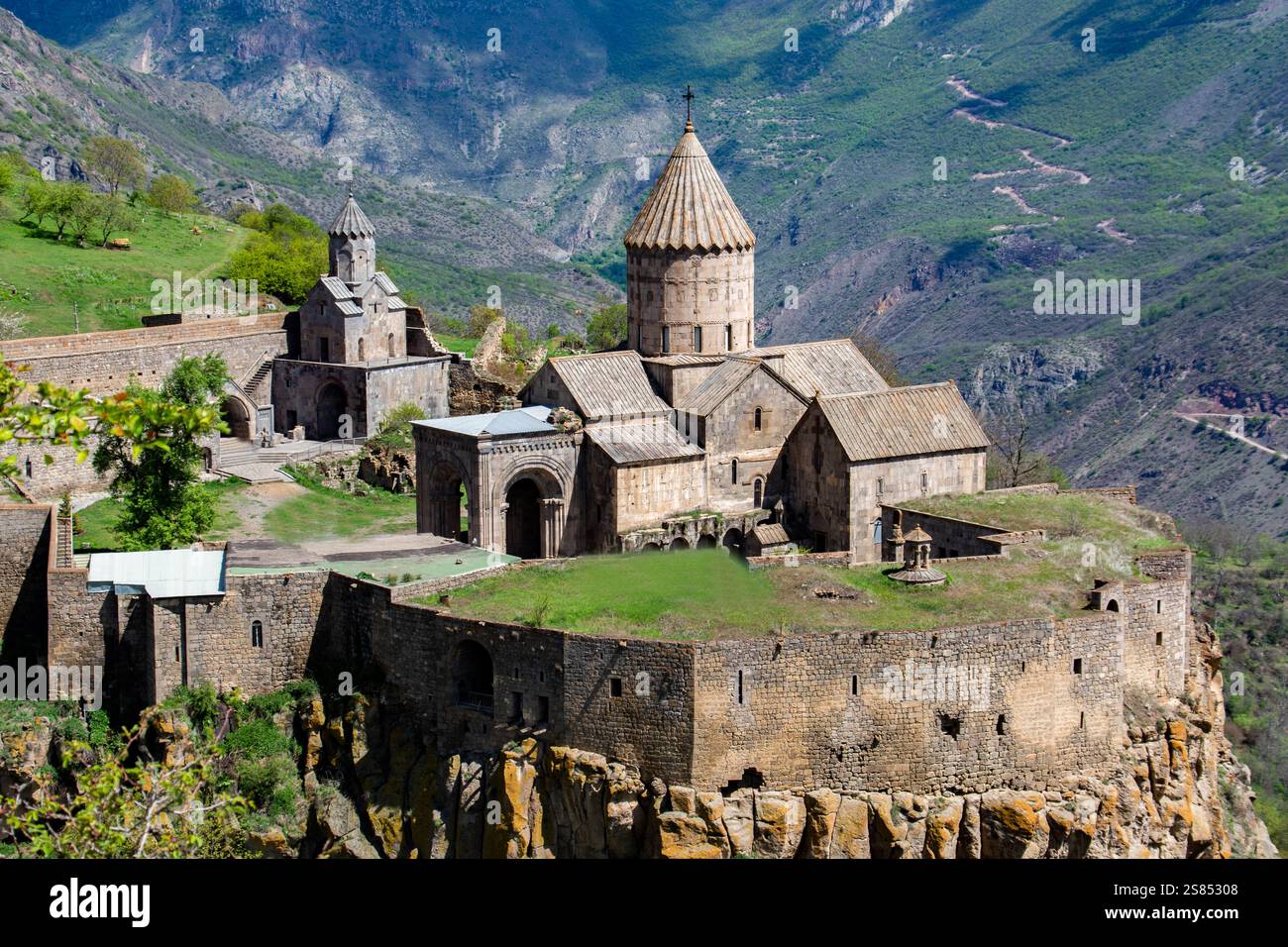 Church in nature. Beautiful architecture of churches. Armenian ...