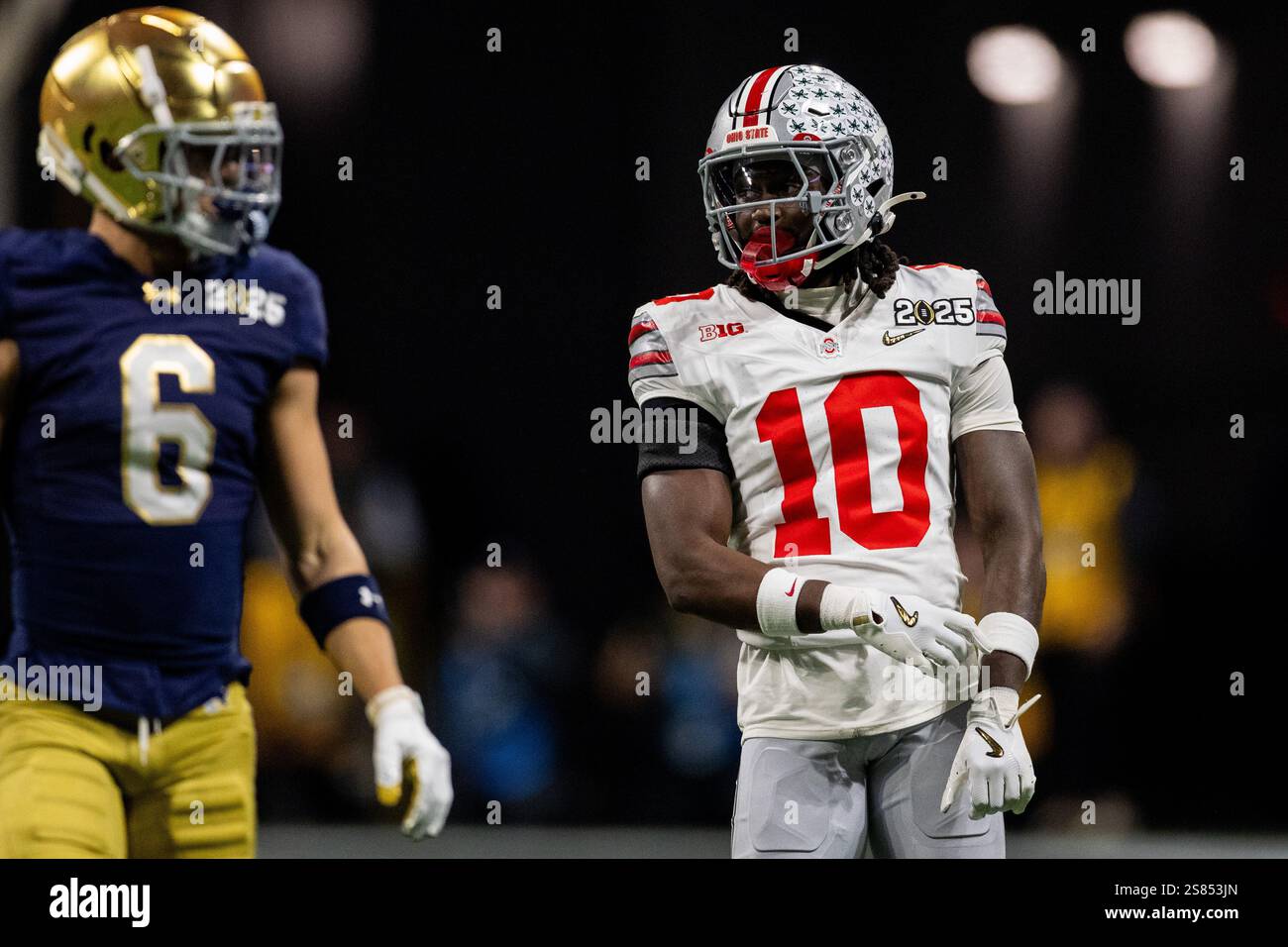 January 20, 2025 Ohio State cornerback Denzel Burke (10) during the