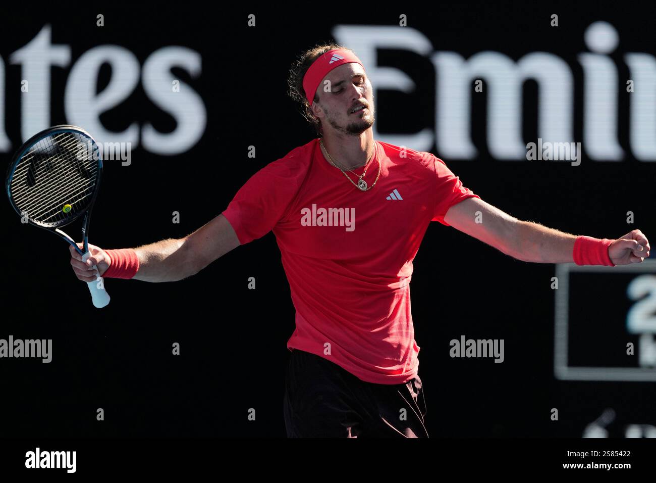 Alexander Zverev of Germany celebrates after defeating Tommy Paul of