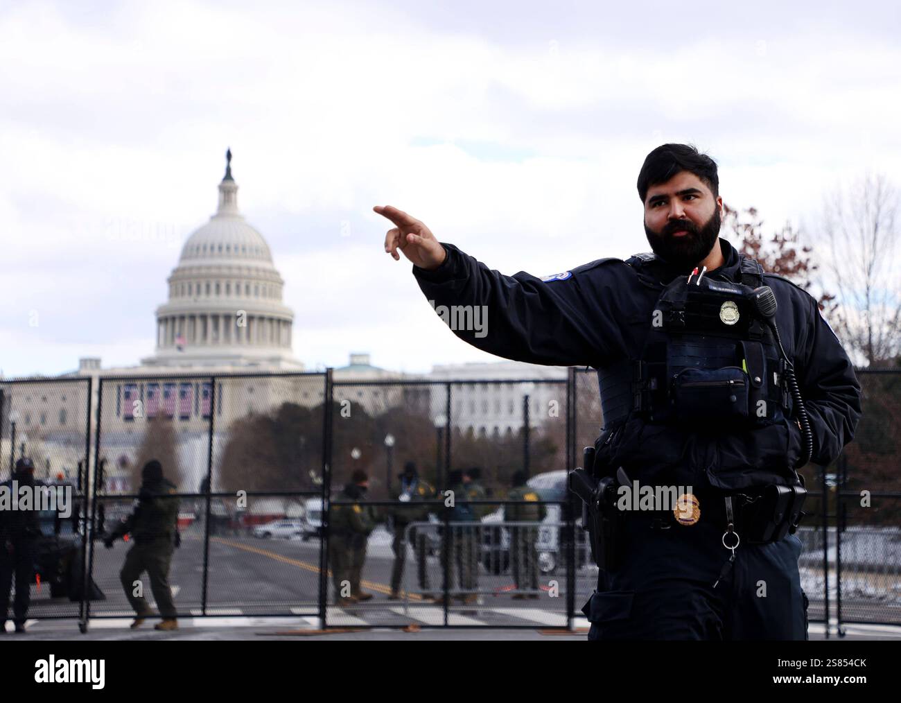 President Trump inauguration in Washington DC, USA US Capitol Police ...