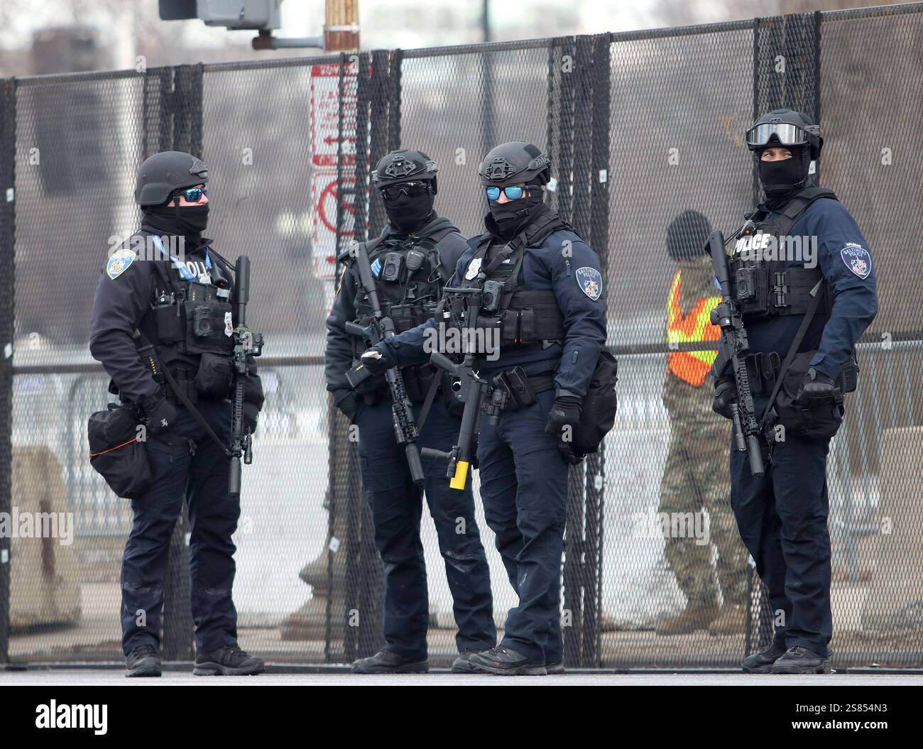 President Trump inauguration in Washington DC, USA US Capitol Police ...