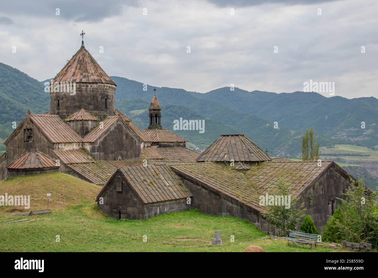 Church in nature. Beautiful architecture of churches. Armenian ...