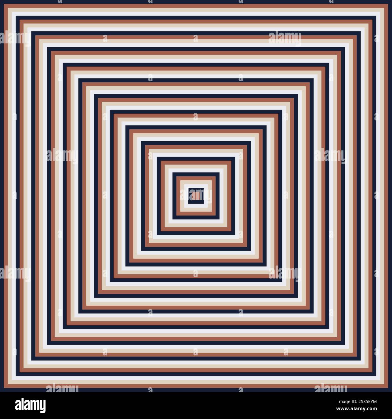 Visual effect created by squares getting progressively smaller Stock ...
