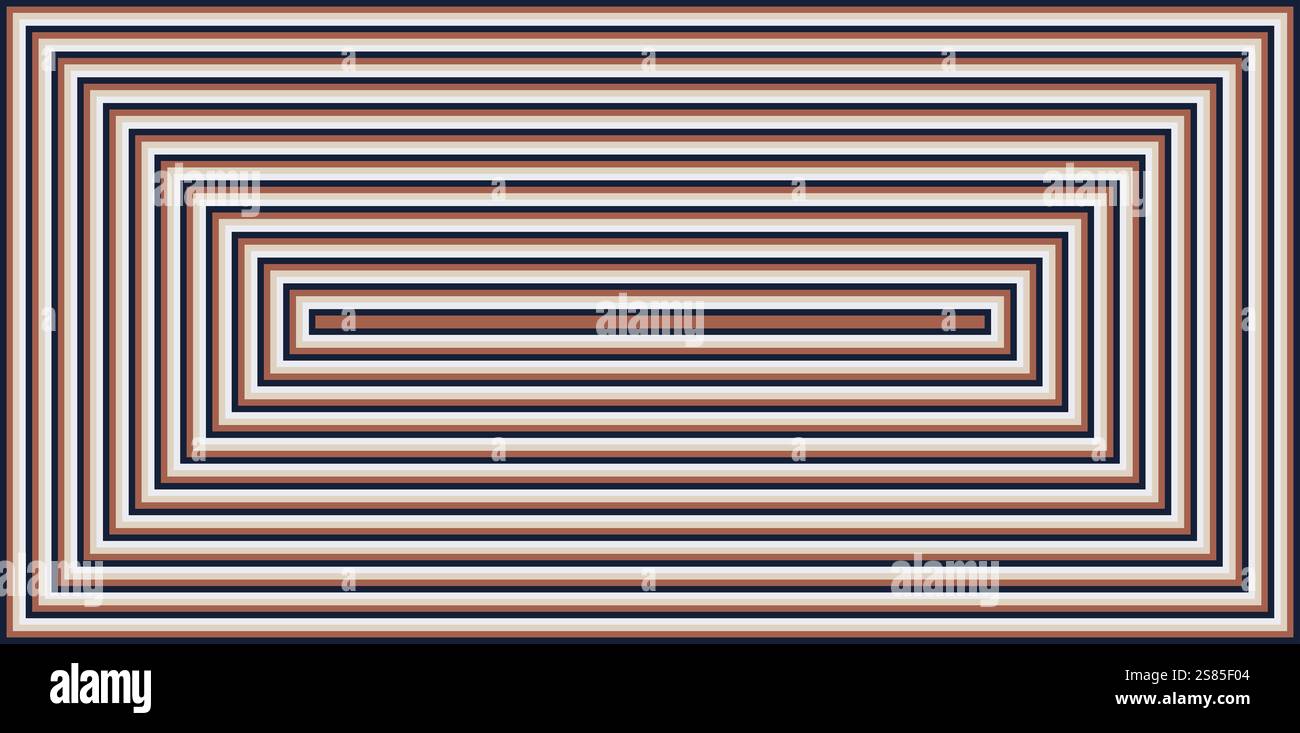 Visual effect created by rectangles getting progressively smaller Stock ...