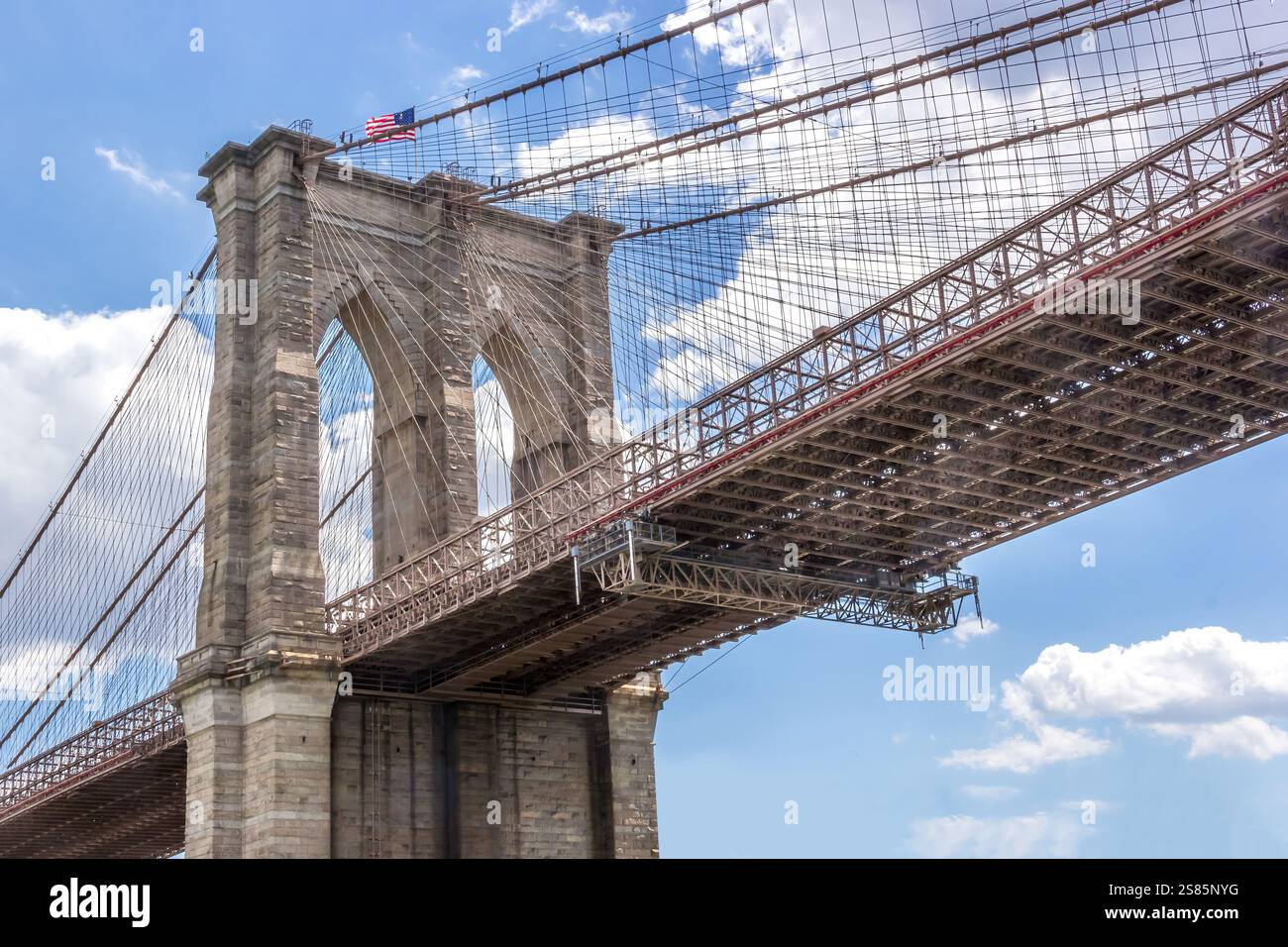 Brooklyn suspension bridge hi-res stock photography and images - Alamy