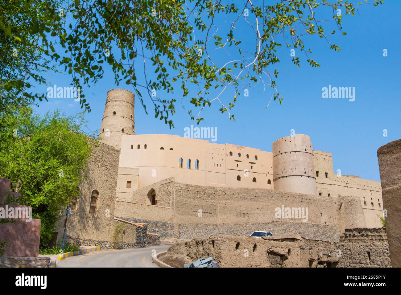 Bahla fort, UNESCO, situated at the foot of the Jebel Akhdar, Sultanate ...