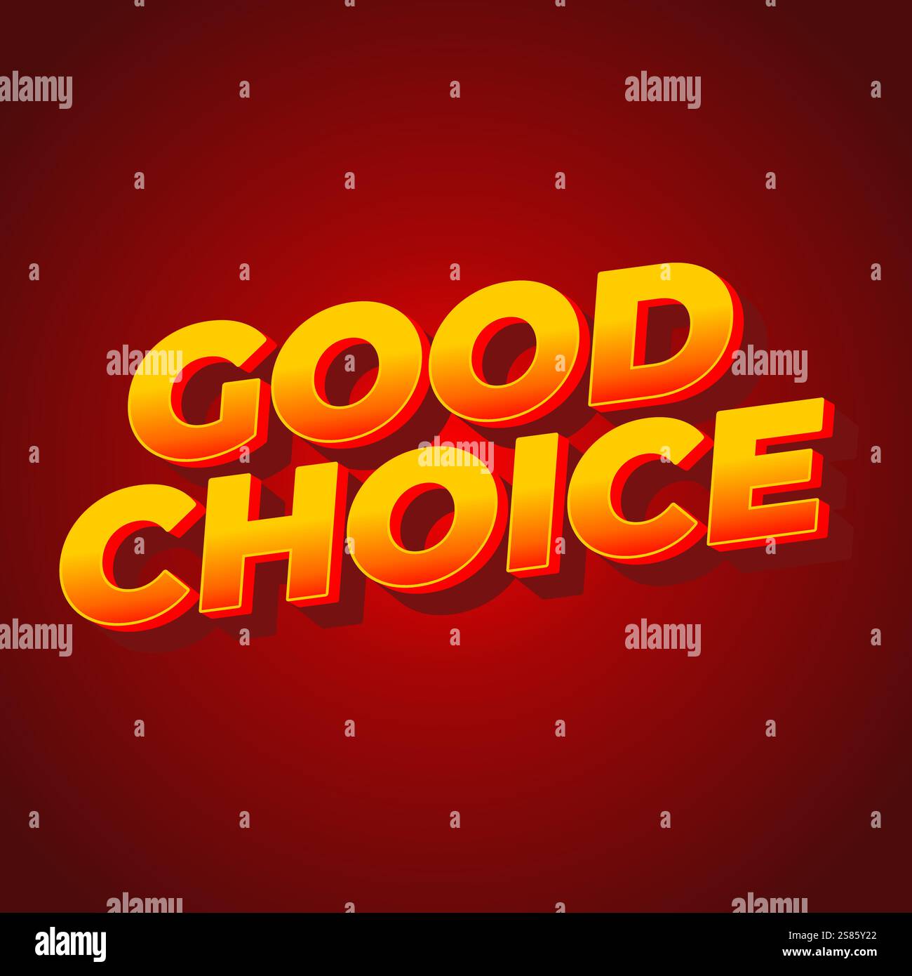 Good choice. text effect design for social media ads purpose Stock ...