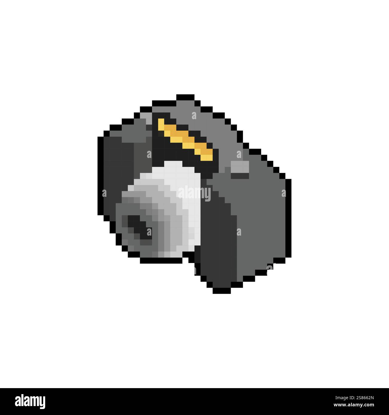 Retro camera pixel art. 8 bit vintage camera. pixelated Icon symbol ...