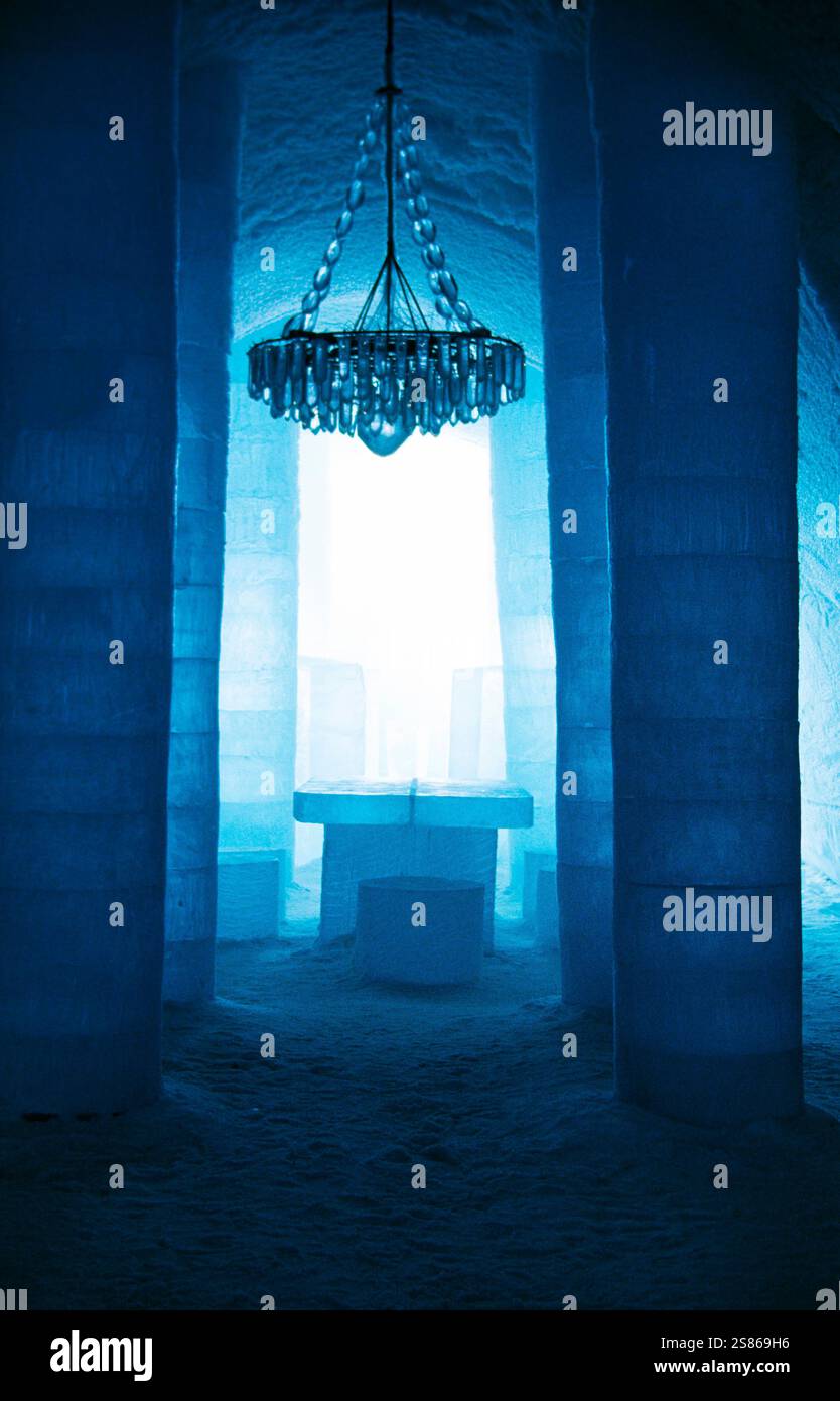 Ice hotel, Jukkasjärvi, Sweden Stock Photo