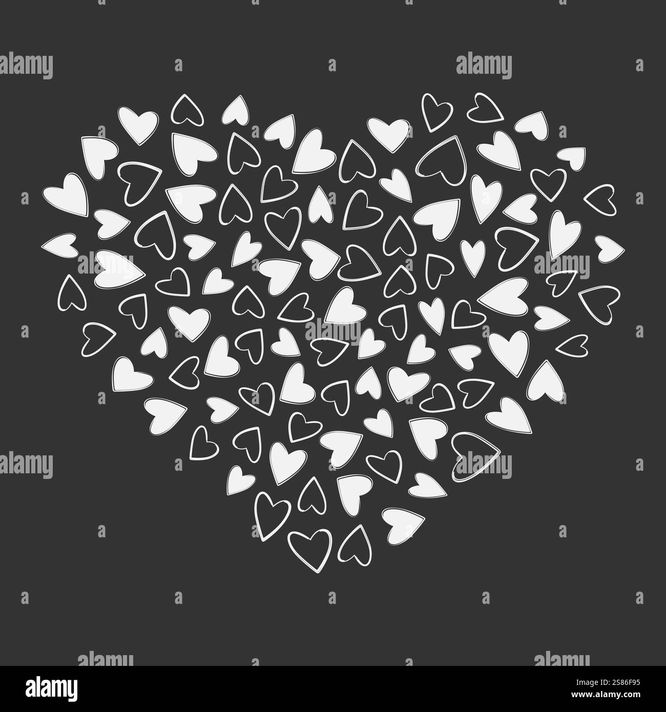 Concept st valentines day Black and White Stock Photos & Images - Alamy