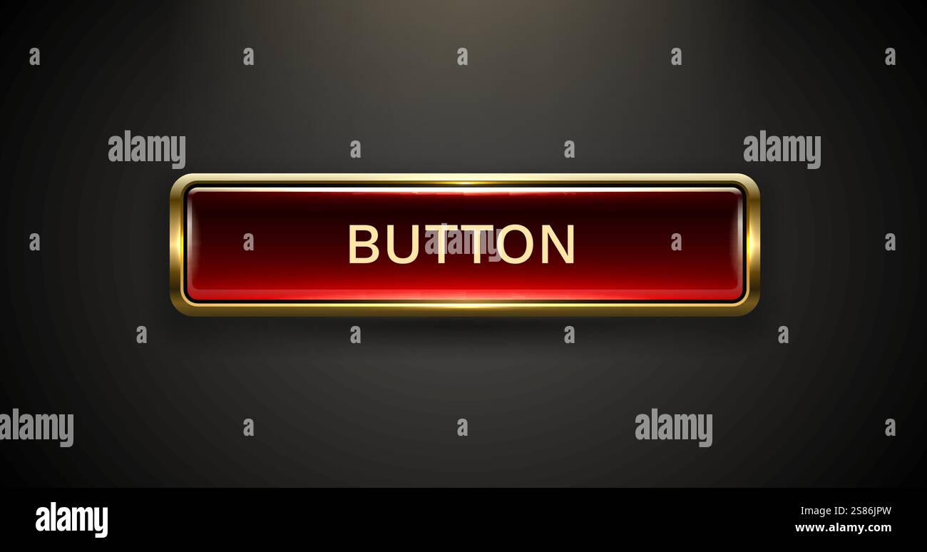 Light button, frame label, event bar casino, show signboard. Vector ...
