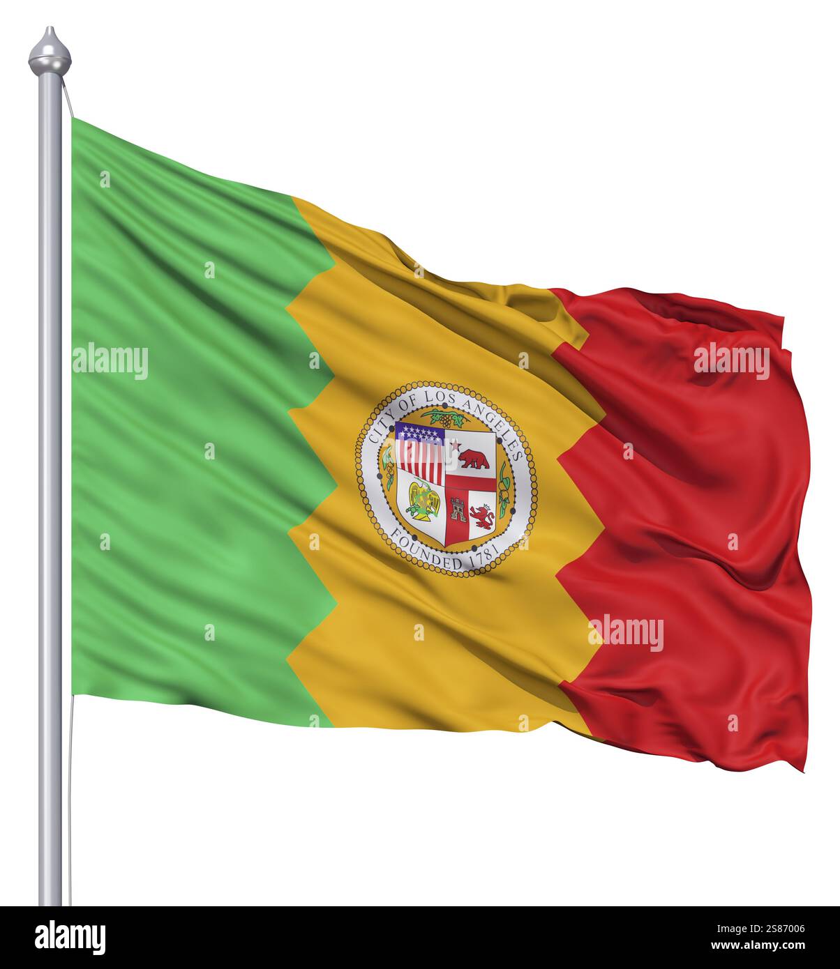 Flag los ángeles city Cut Out Stock Images & Pictures - Alamy