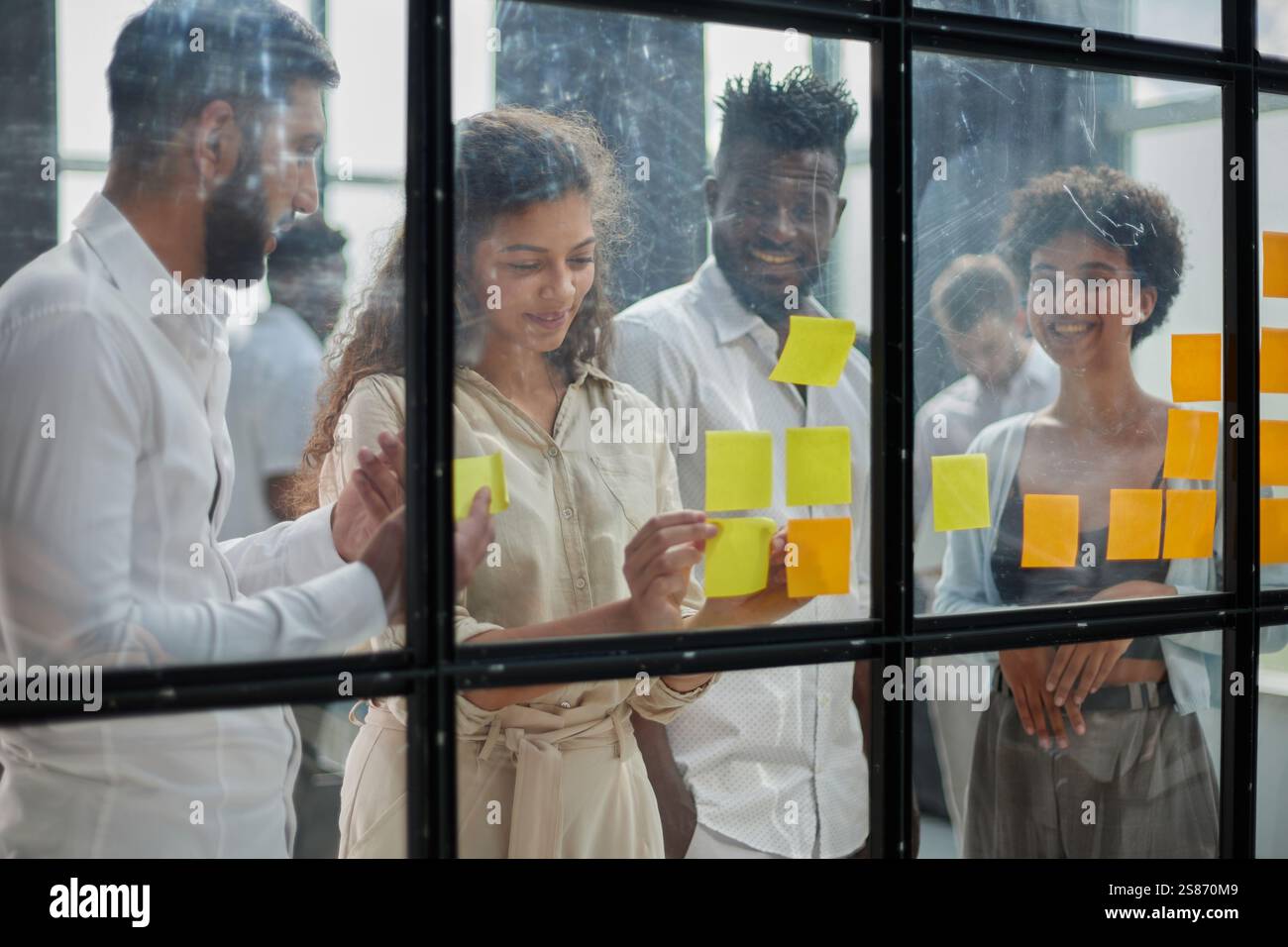 Startup and implementation of a small business project. Stock Photo