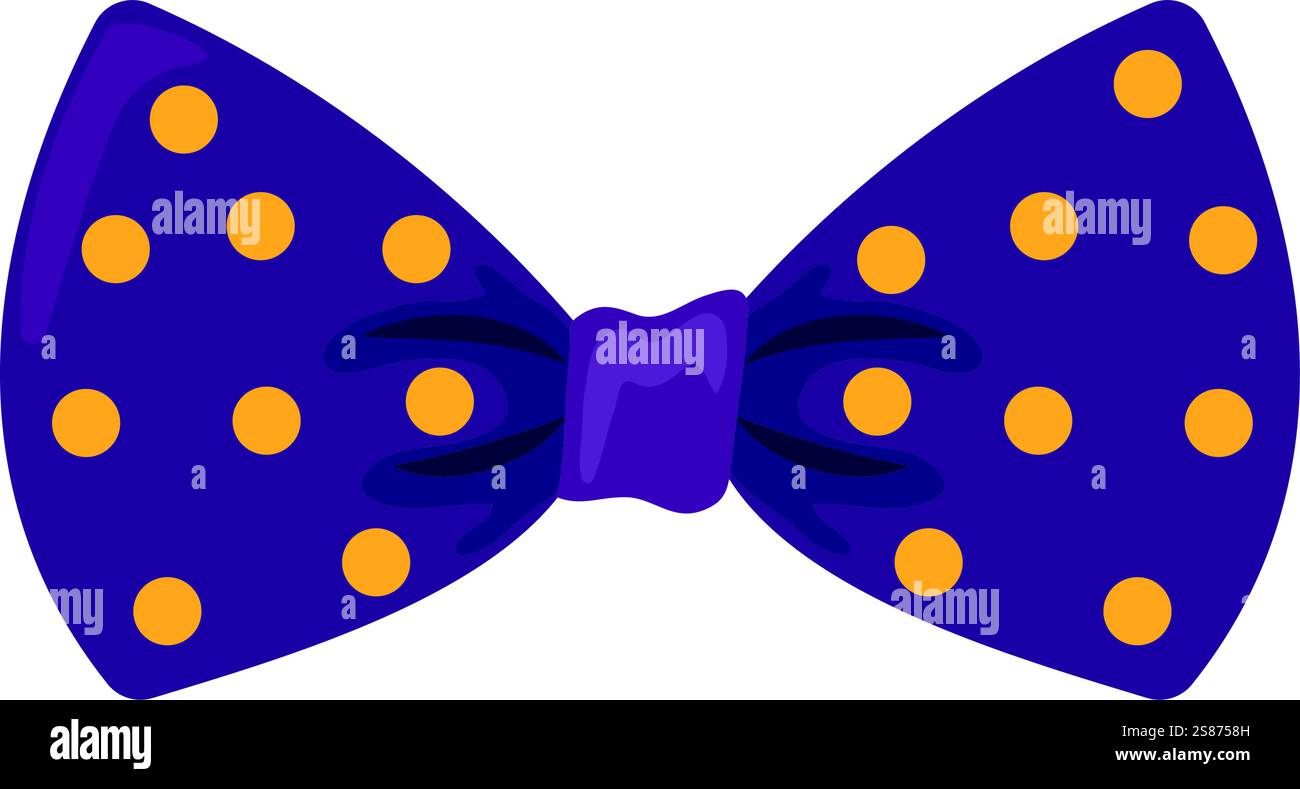 polka dot bow tie Stock Vector Image &amp; Art - Alamy