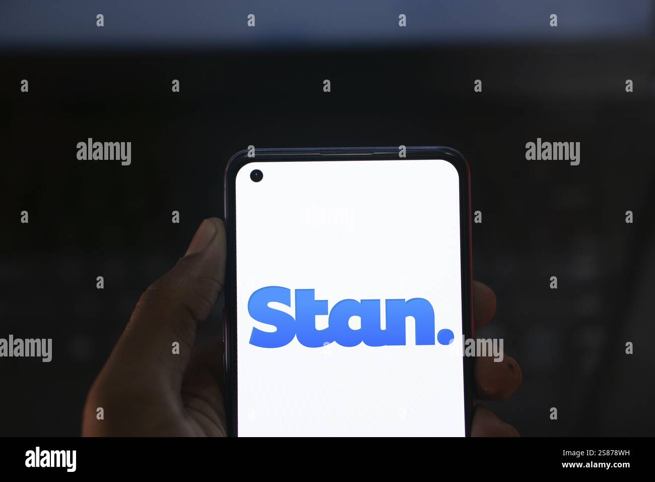Stan logo is displayed on smartphone. Stan is an australian ...