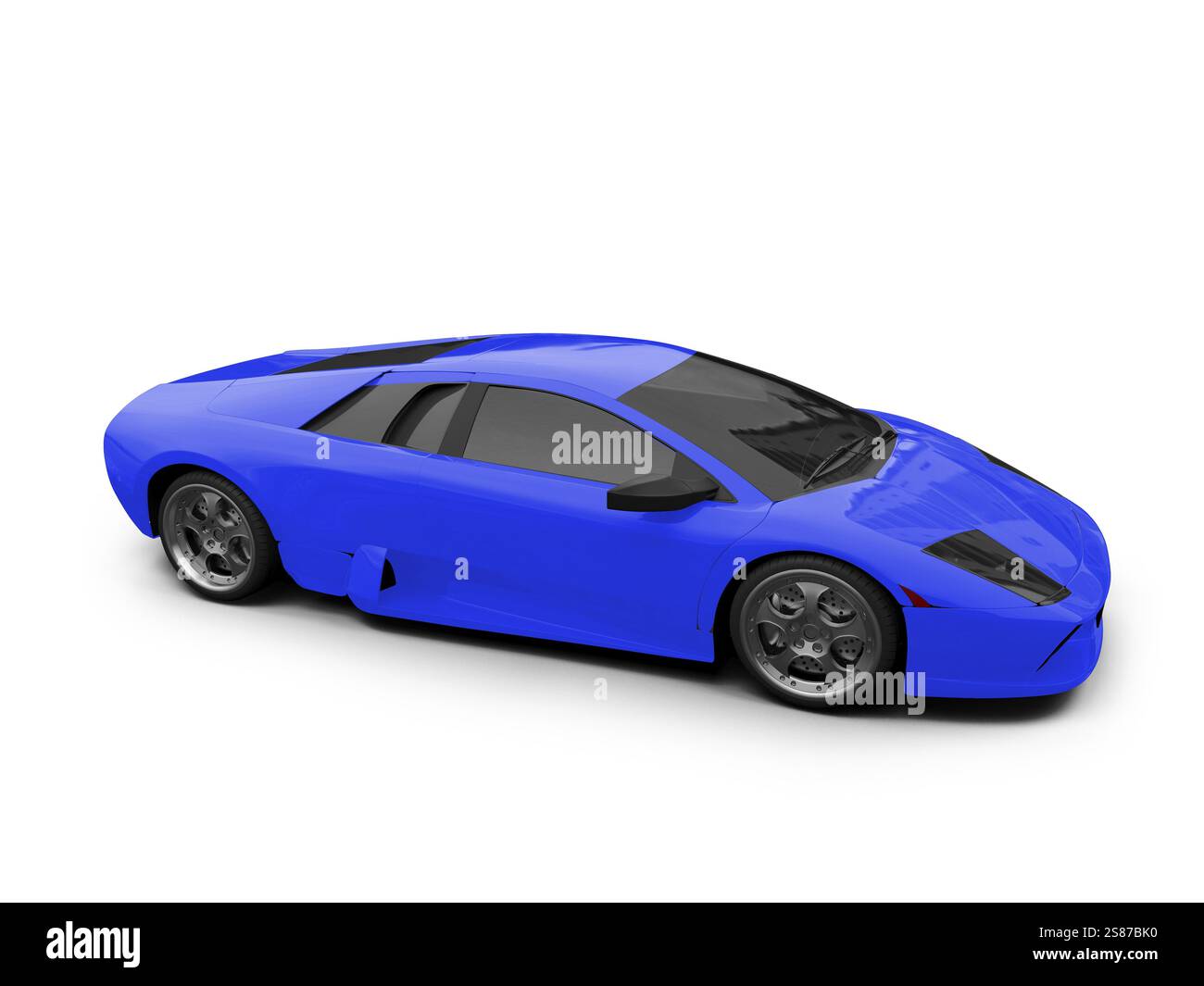 Isolated sport car on white background Stock Photo - Alamy