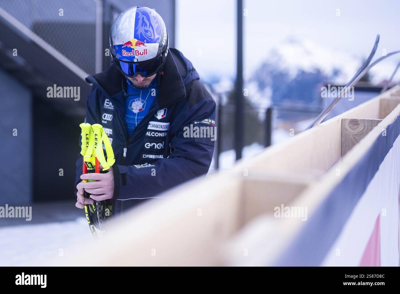 KITZBUEHEL, AUSTRIA JANUARY 21 Dominik Paris of Italy during Audi FIS Alpine Ski World Cup