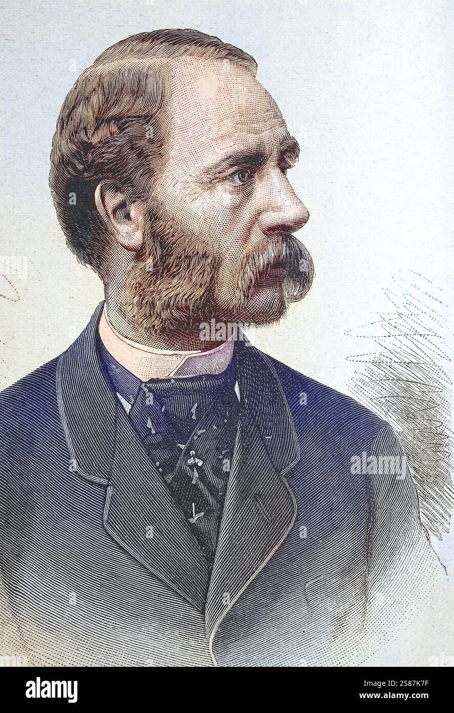 Christian IX , 1818 - 1906, was King of Denmark / Christian IX , 1818 ...