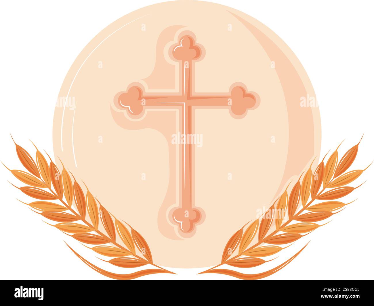first communion catholic host Stock Vector Image & Art - Alamy