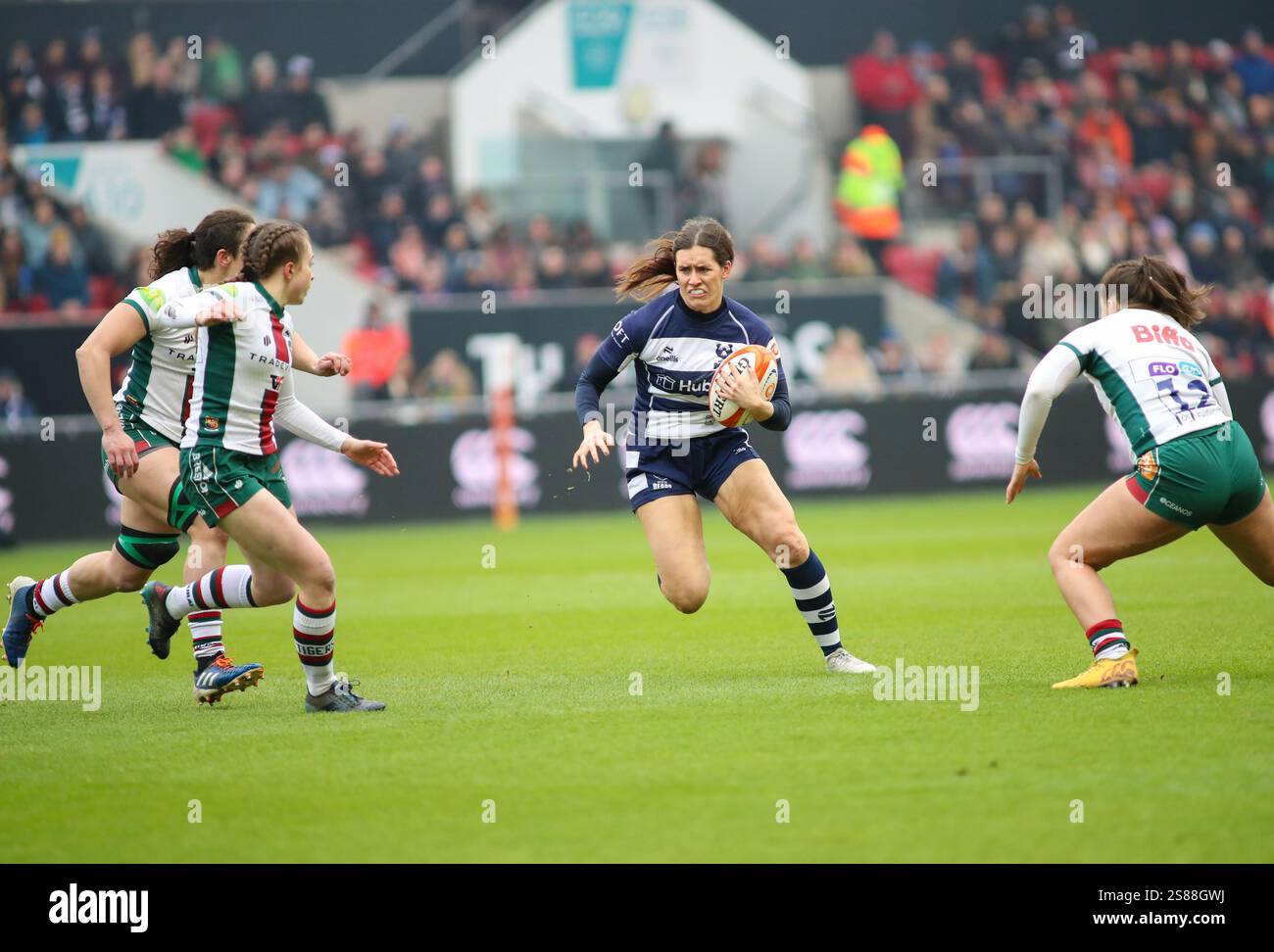 Bristol, England, January 18th 2025 Meg Varley (Bristol Bears) in ...