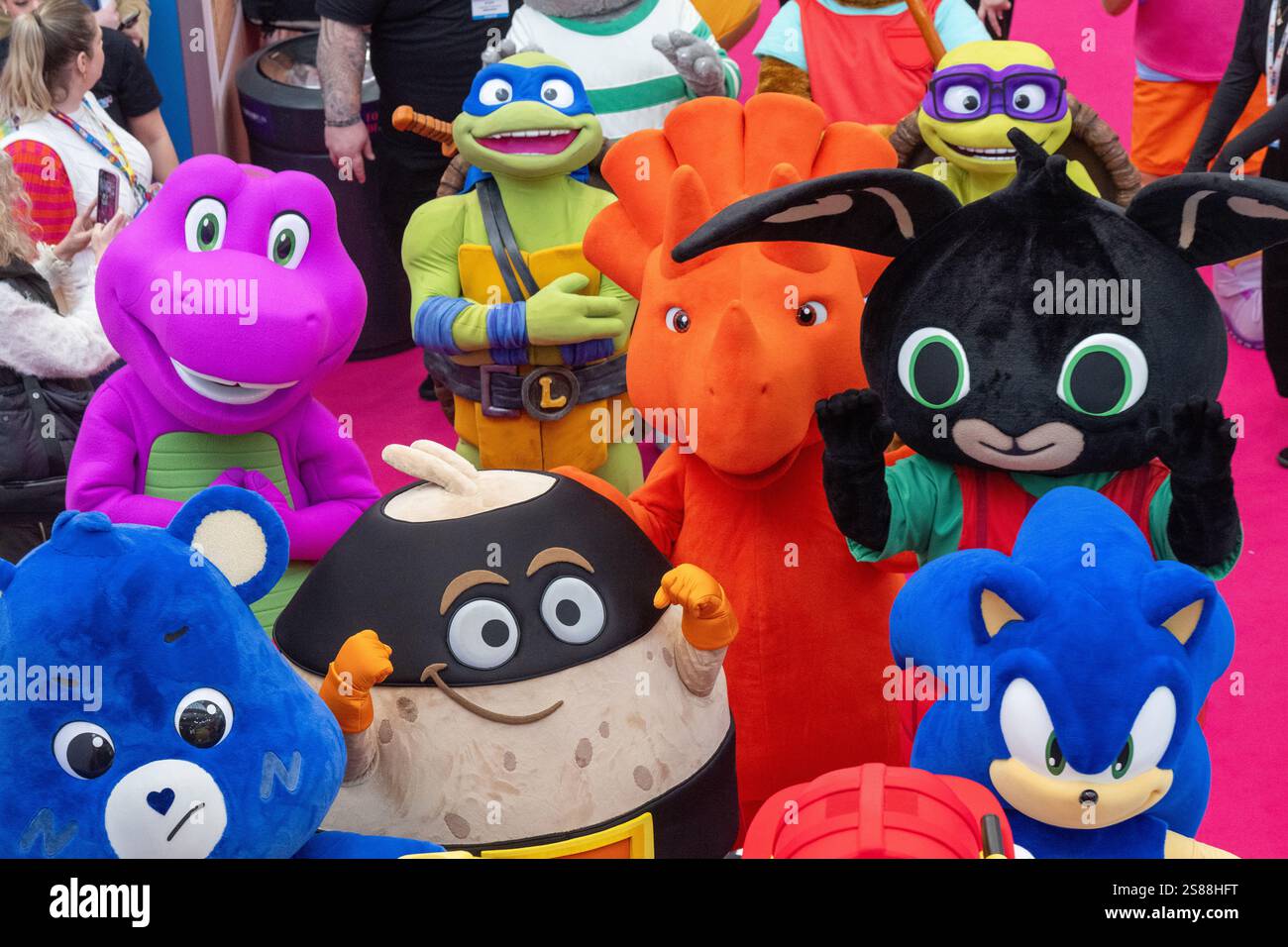 21/01/2025. London, UK The Character Parade of giant Wellknown and
