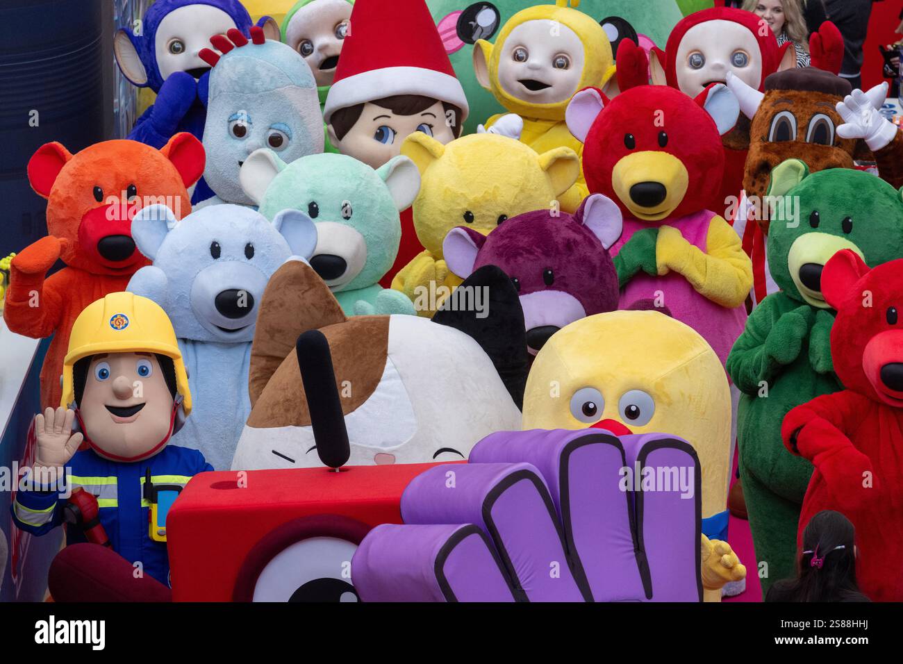 21/01/2025. London, UK The Character Parade of giant Wellknown and
