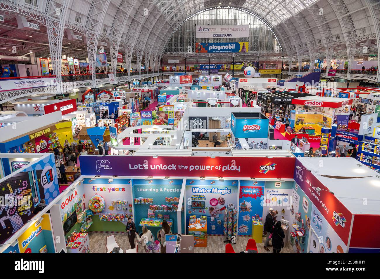 21/01/2025. London, UK A view of The Toy Fair 2025 held at Olympia