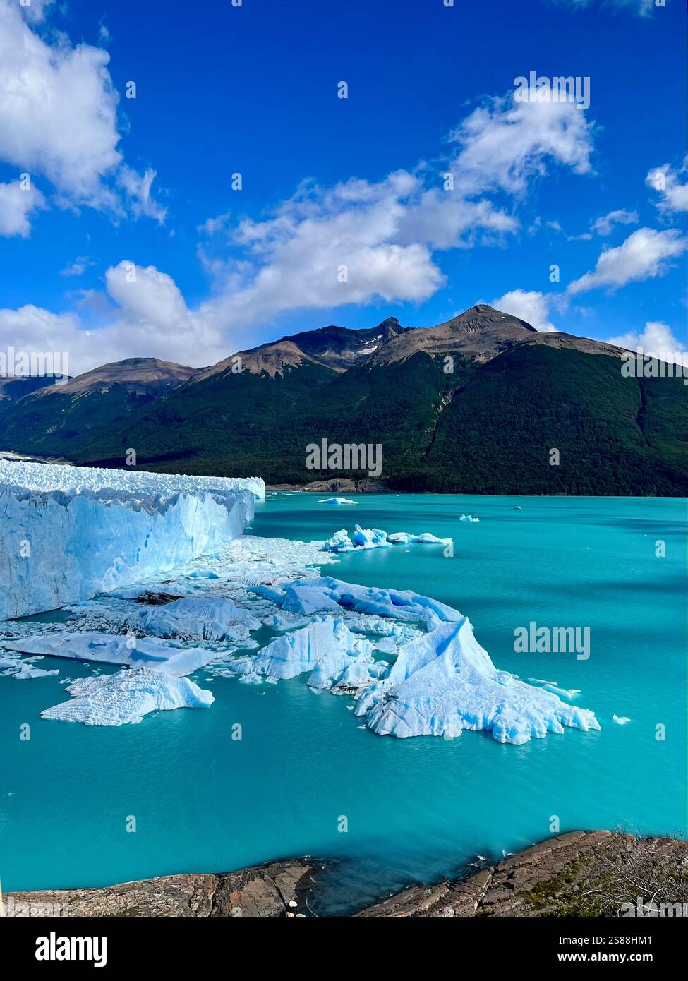Perito Moreno Glacier in Patagonia - Smartphone Captured Stock Image