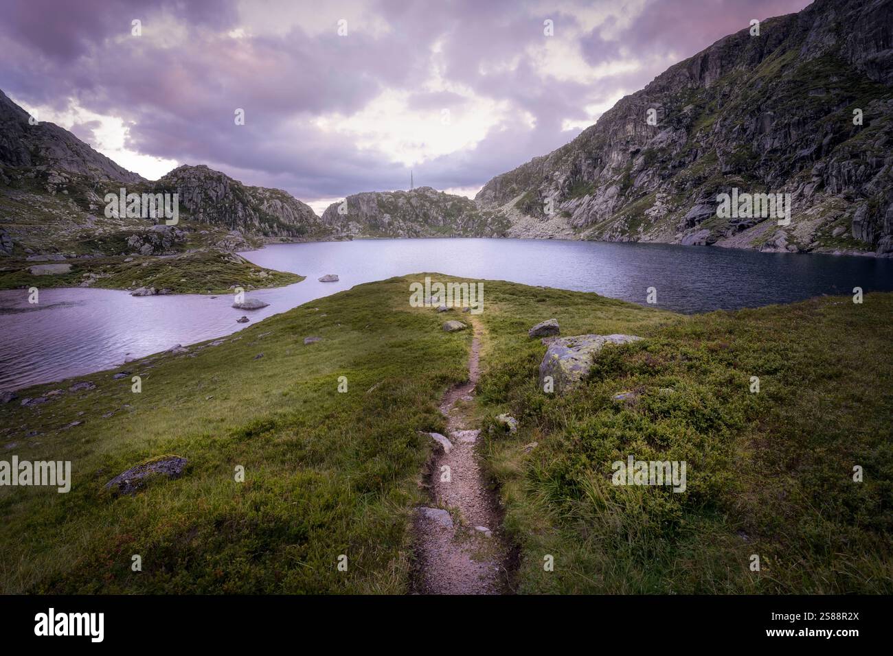 Mountain Lake above Roldal, Norway Stock Photo - Alamy