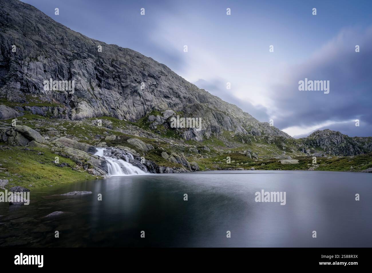 Mountain Lake above Roldal, Norway Stock Photo - Alamy