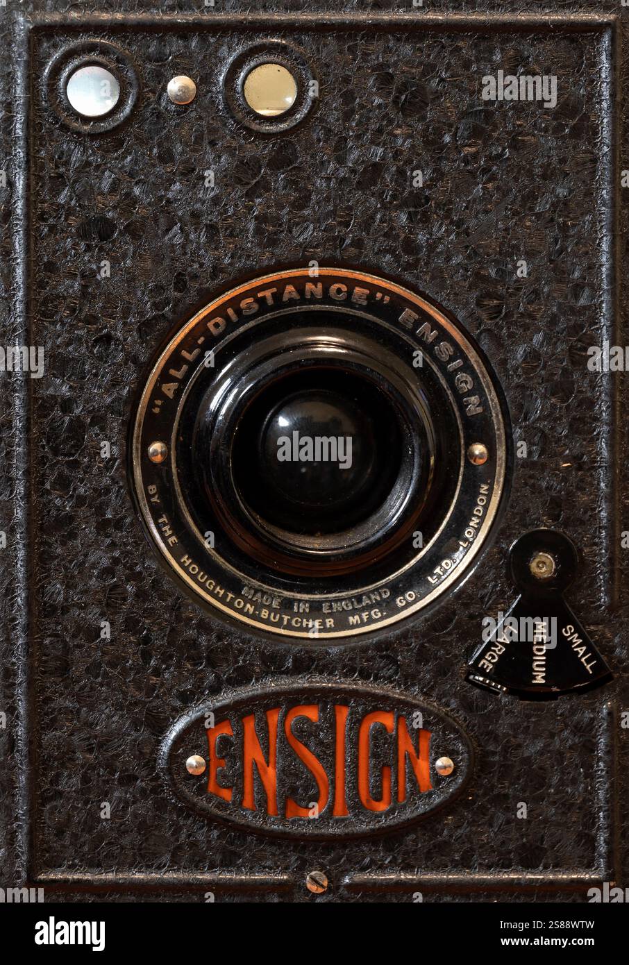 Working Still Camera Historic 'Ensign' Roll-Film Camera still in working condition (detail ...