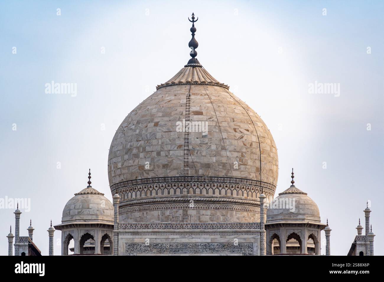 Mahu Mahal India. Uttar Pradesh state. Agra. Taj Mahal. White marble mausoleum ...