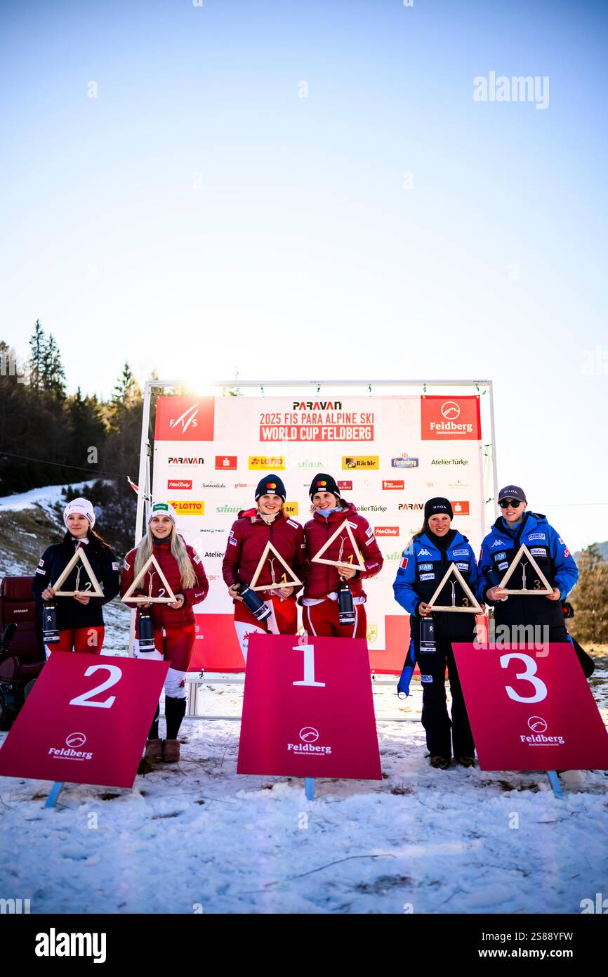 21 January 2025, BadenWürttemberg, Feldberg Alpine Skiing FIS Para