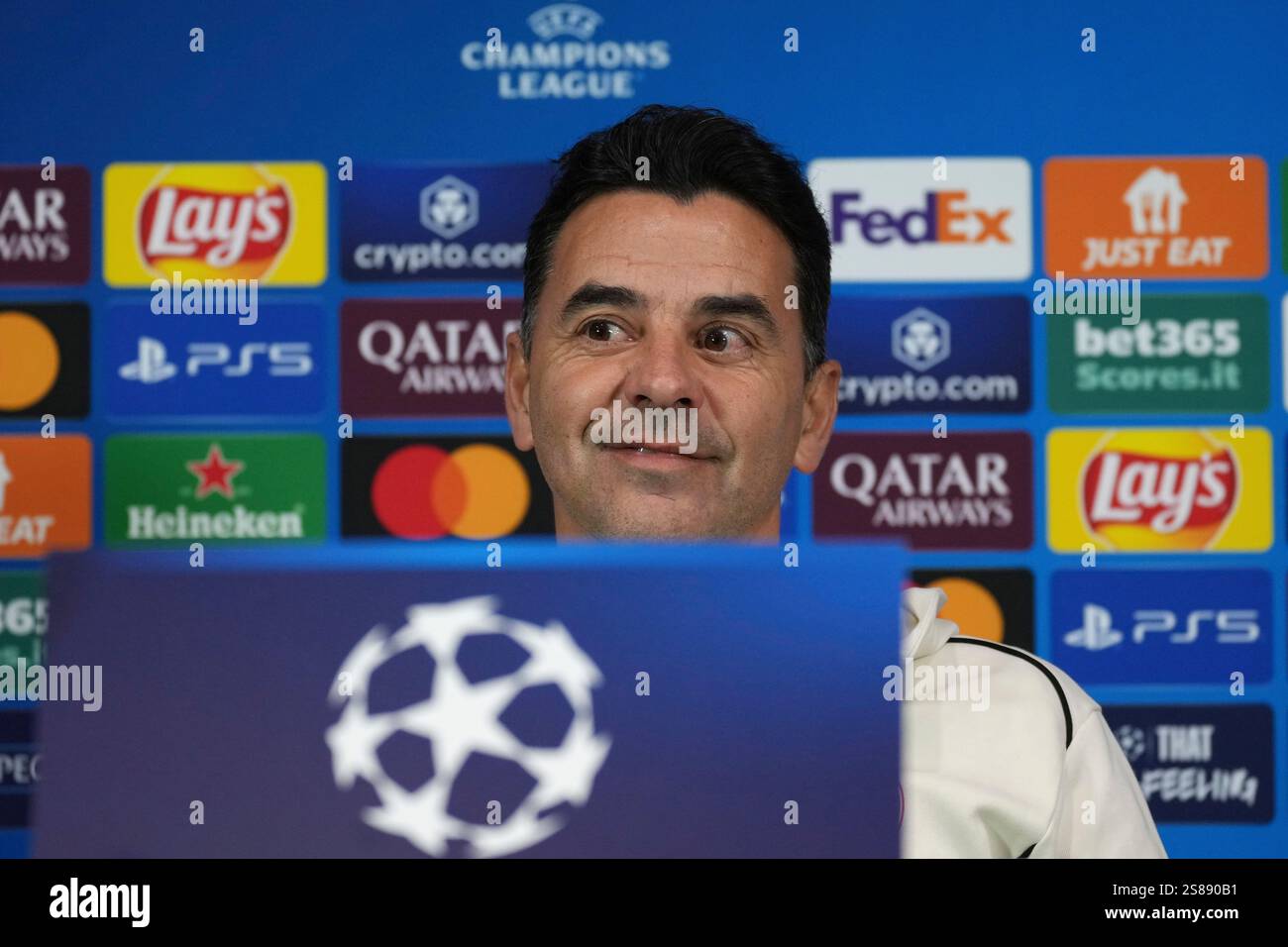 Míchel Sánchez Girona press conference Taking Responsibility in a Defining Moment