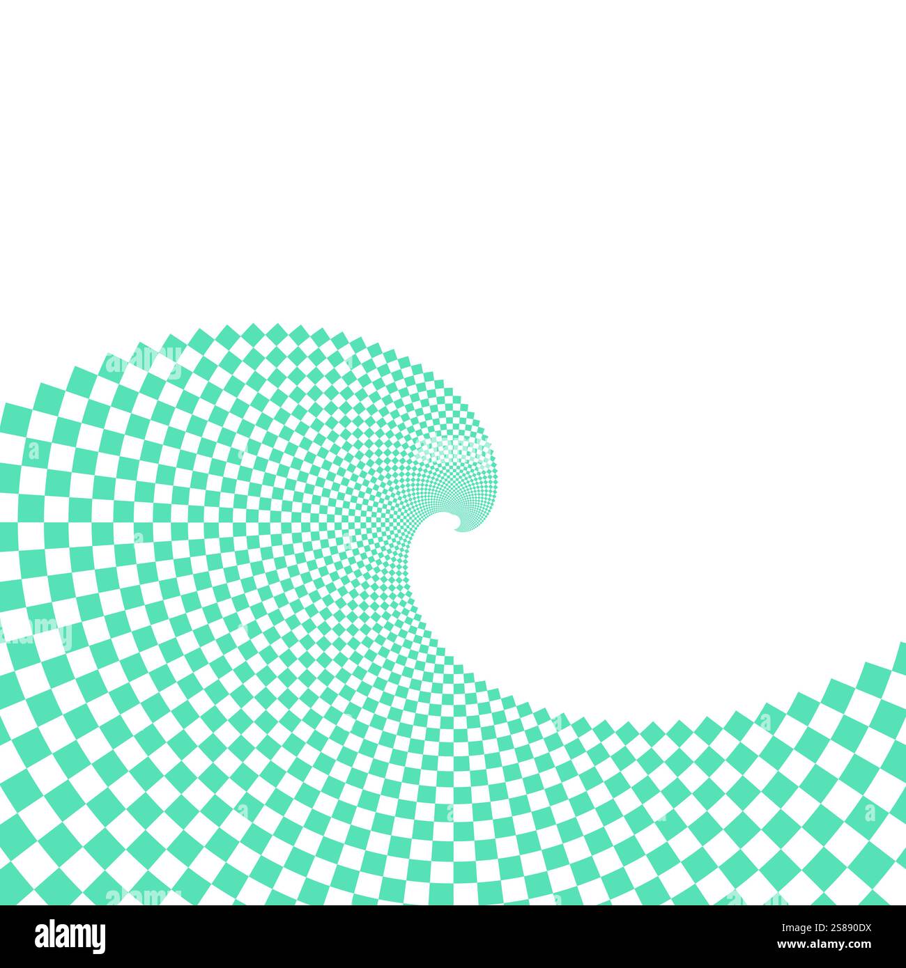 Optical spiral illusion background. Magic psychedelic pattern wave ...