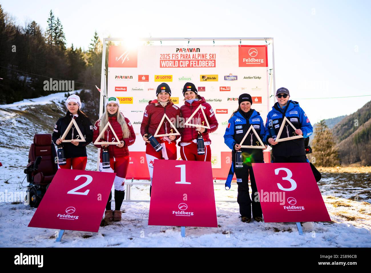 21 January 2025, BadenWürttemberg, Feldberg Alpine Skiing FIS Para