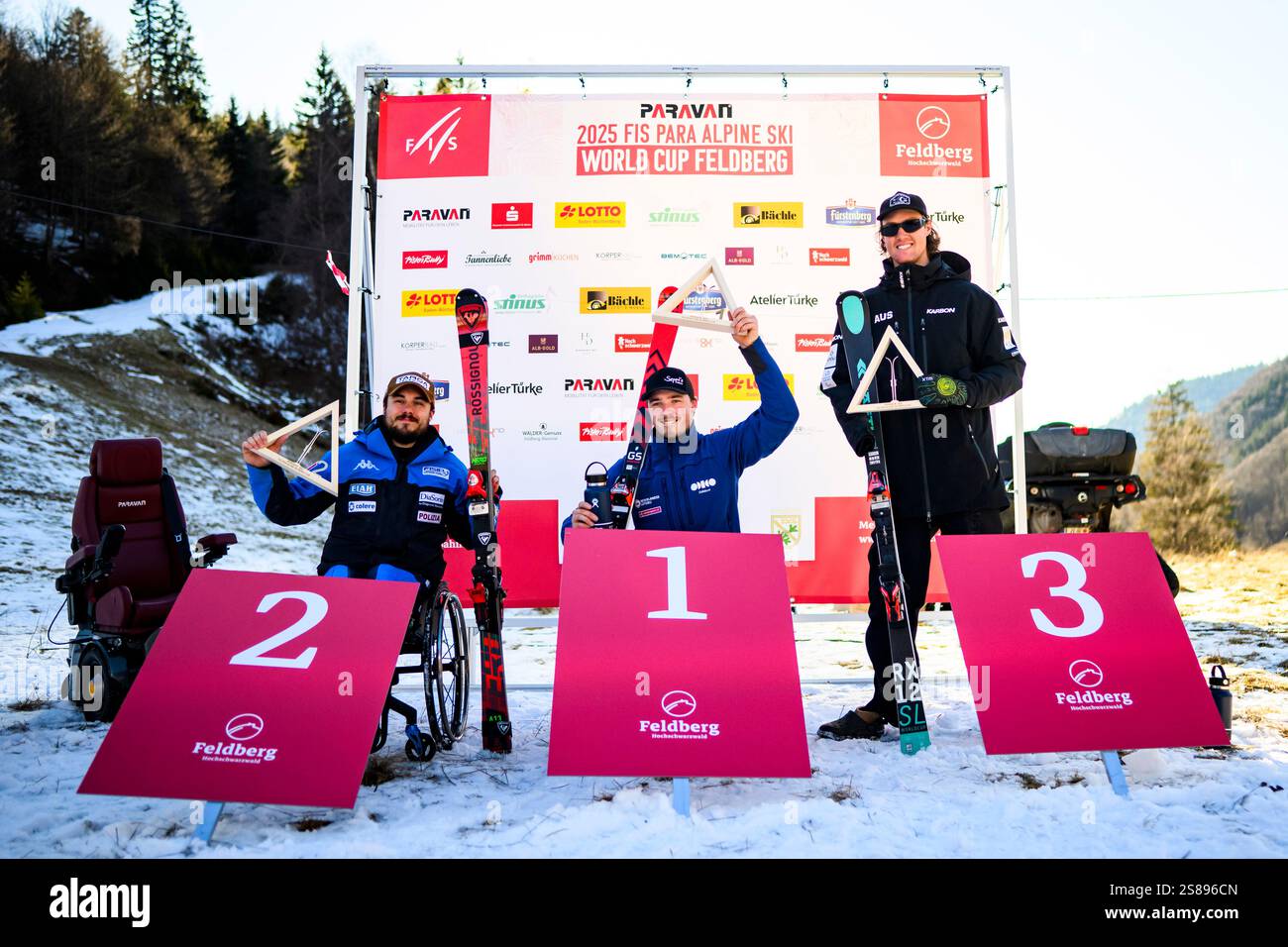 21 January 2025, BadenWürttemberg, Feldberg Alpine skiing FIS Para