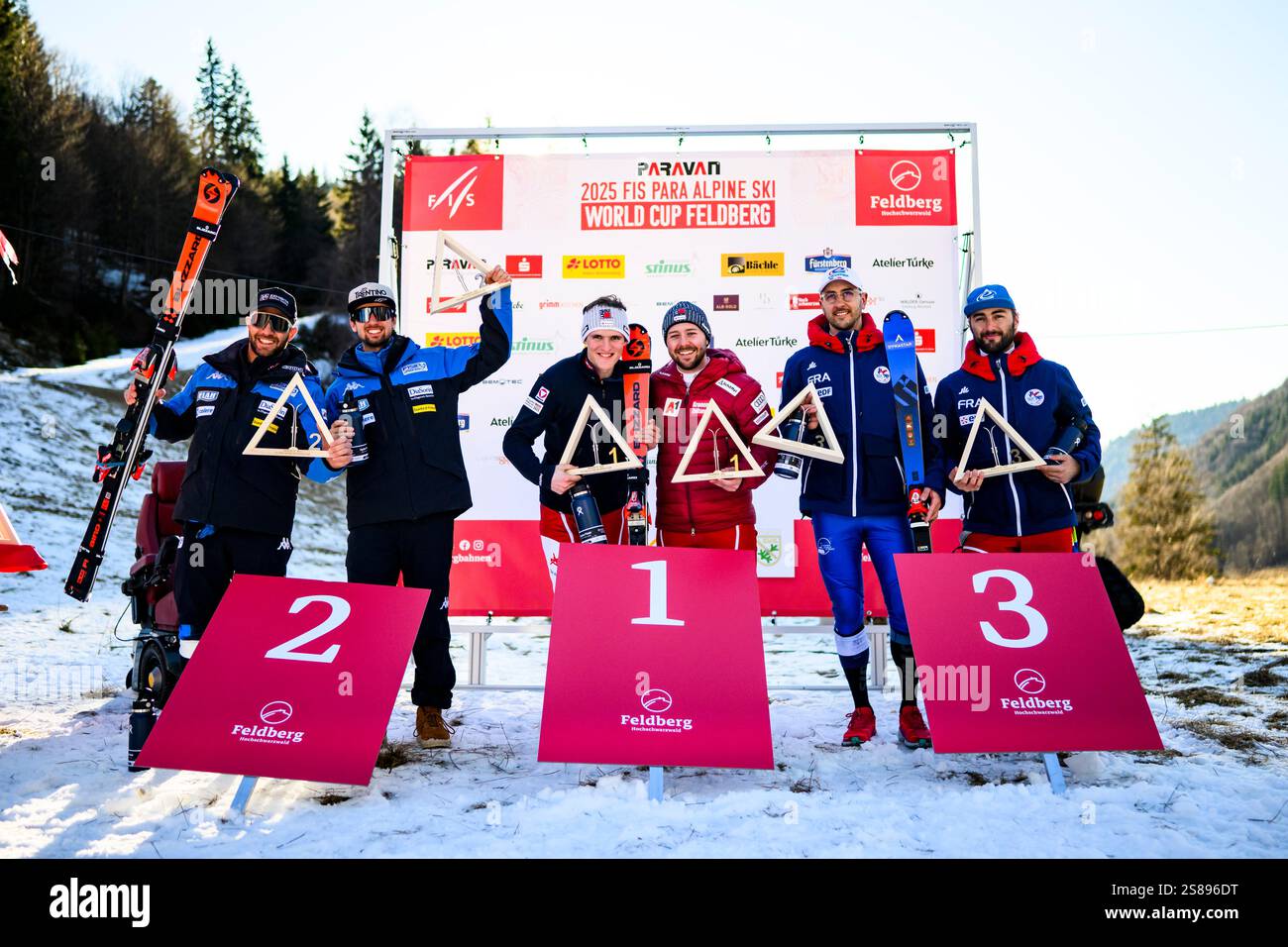 21 January 2025, BadenWürttemberg, Feldberg Alpine skiing FIS Para