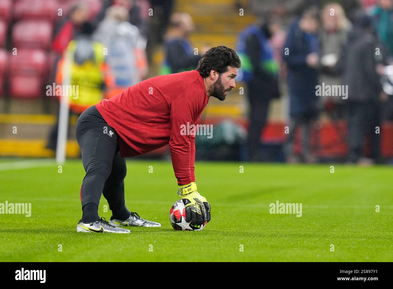 21st January 2025; Anfield, Liverpool, Merseyside, England; Champions