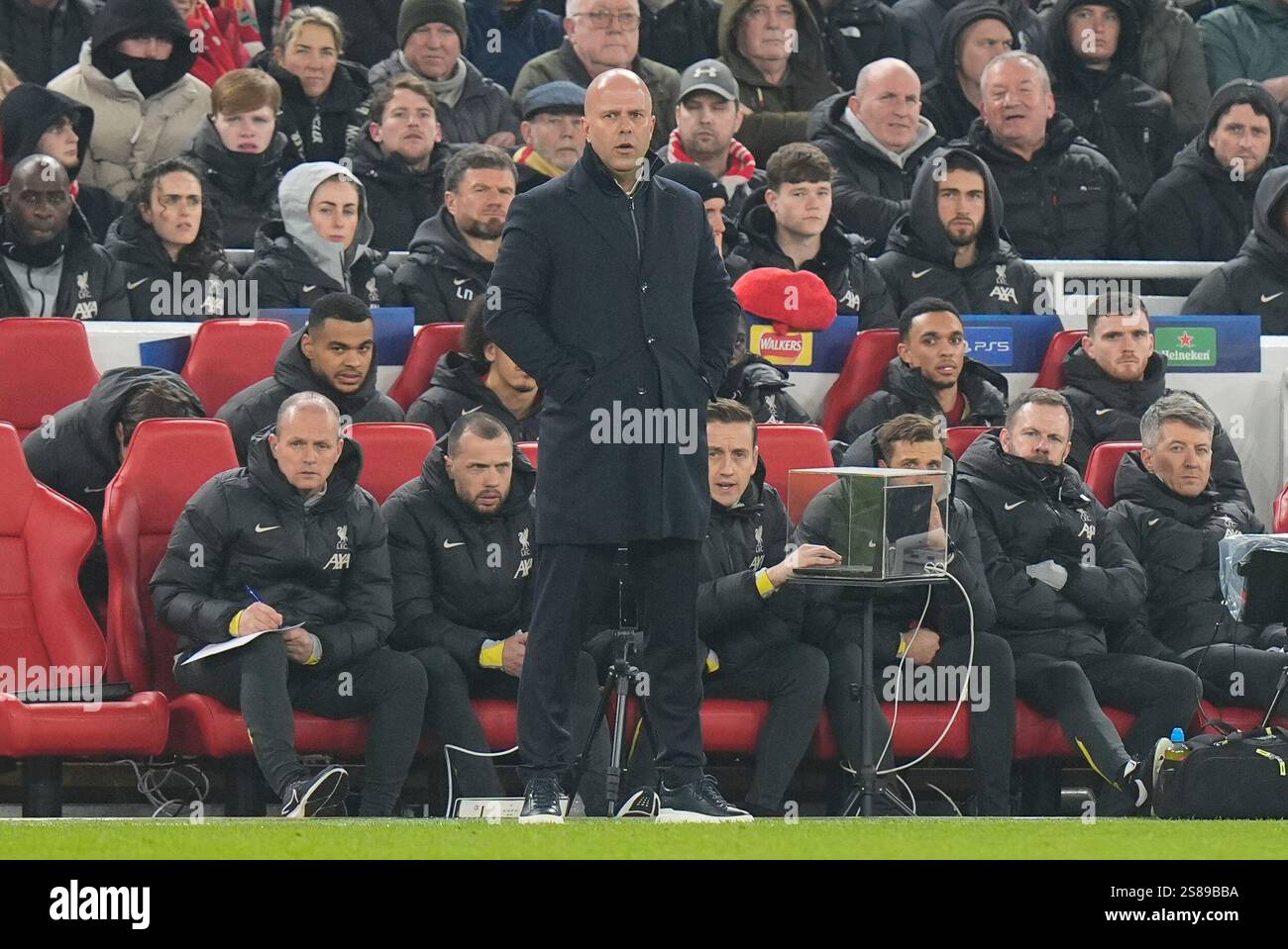 Anfield, Liverpool, Merseyside, UK. 21st Jan, 2025. Champions League ...