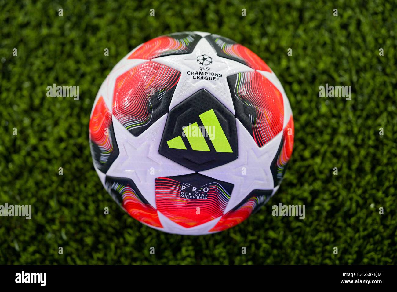 Uefa Champions League official ball 2024/25 during Bologna FC vs
