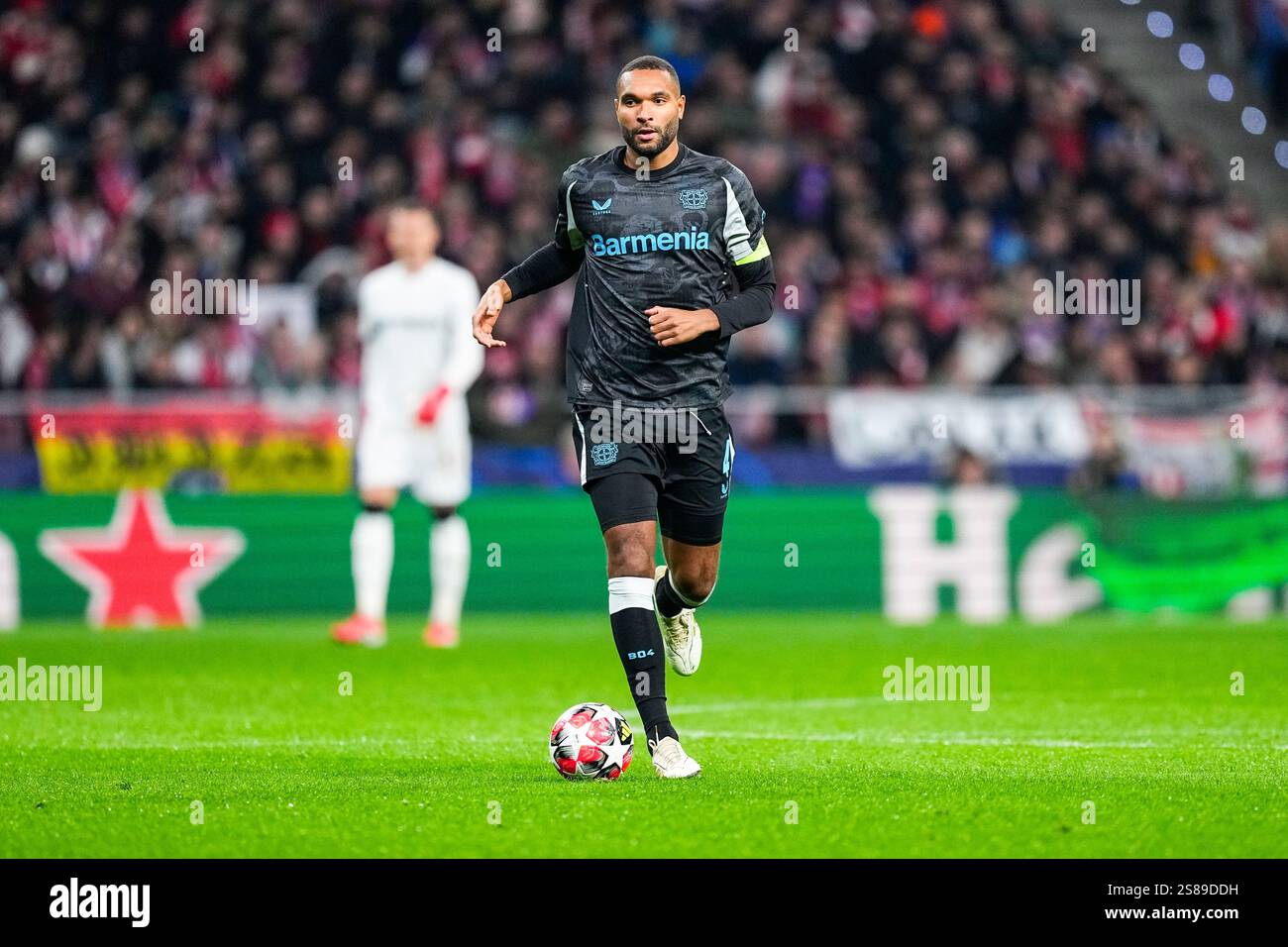 Jonathan Tah of Bayer Leverkusen in action during the UEFA Champions ...