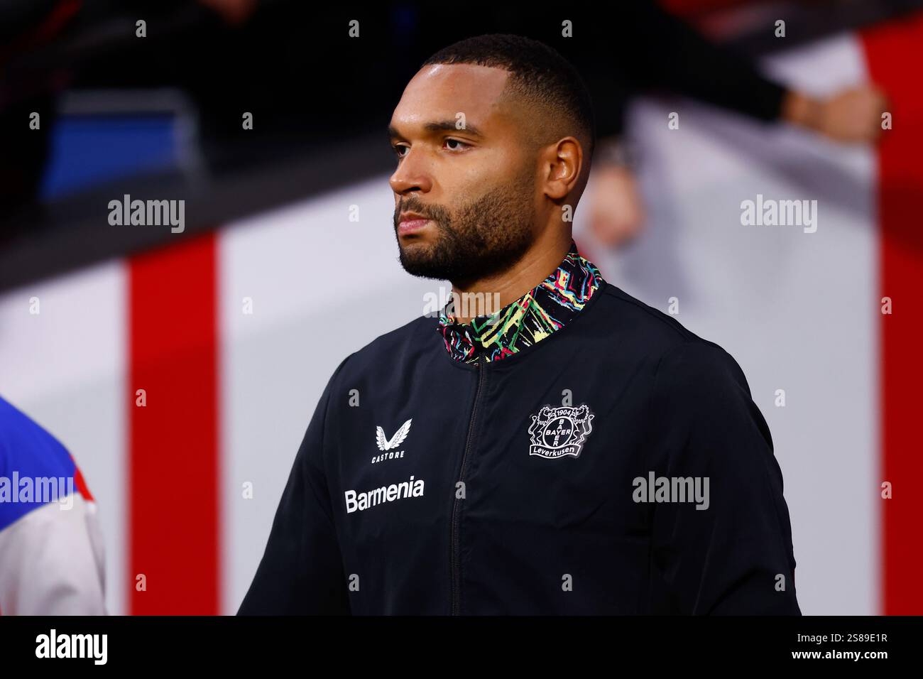 Jonathan Tah of Bayer Leverkusen looks on during the UEFA Champions ...